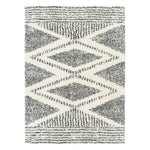 Livabliss Deluxe Shag Hook Machine Woven Rug