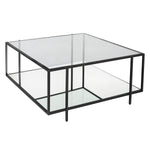 Fillmore Glass Square Coffee Table