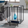 Fillmore Glass Square Side Table