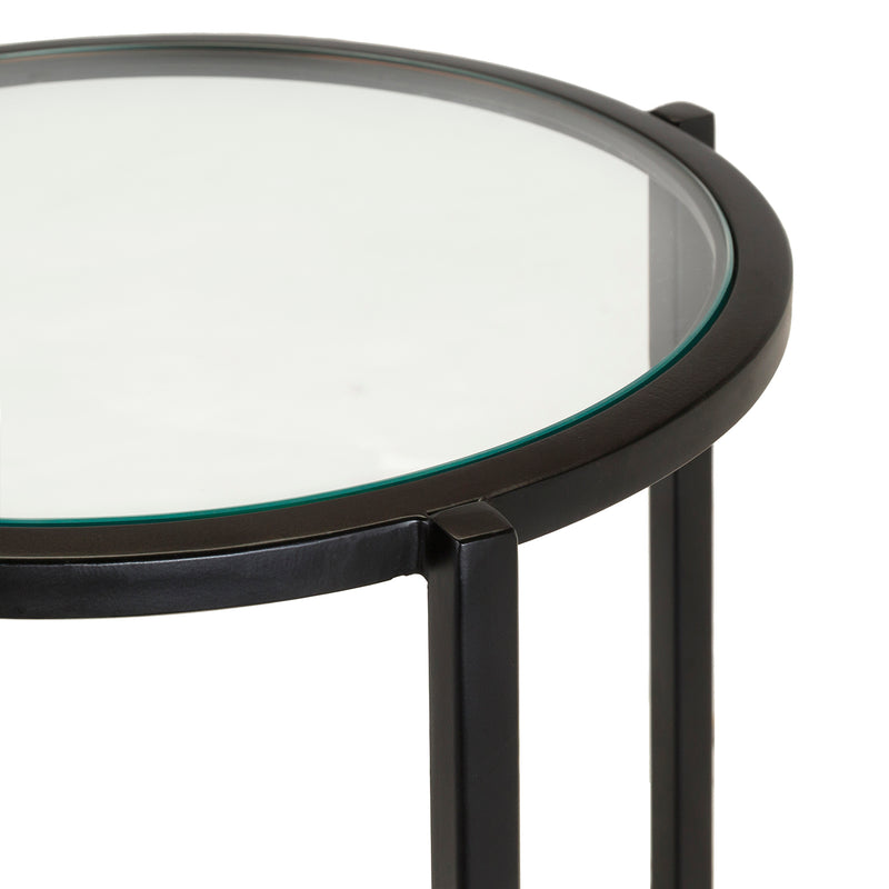 Fillmore Glass Round Side Table