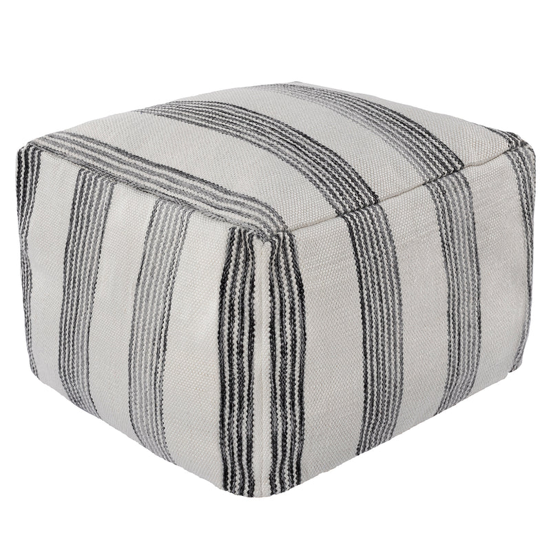 Travis Stripe Pouf