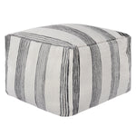 Travis Stripe Pouf