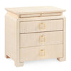 Villa and House Elina 3 Drawer Side Table