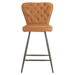 Maria Leather Swivel Counter Stool Set of 2