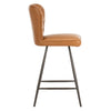 Maria Leather Swivel Counter Stool Set of 2