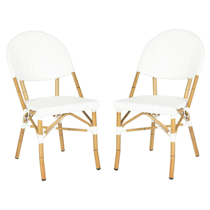 Castaneda Stacking Indoor/Outdoor Side Chair Set of 2