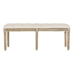 Keen French Brasserie Tufted Bench