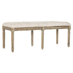 Keen French Brasserie Tufted Bench