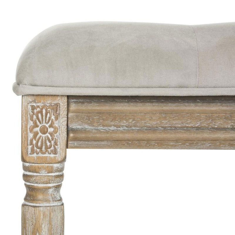 Keen French Brasserie Tufted Bench