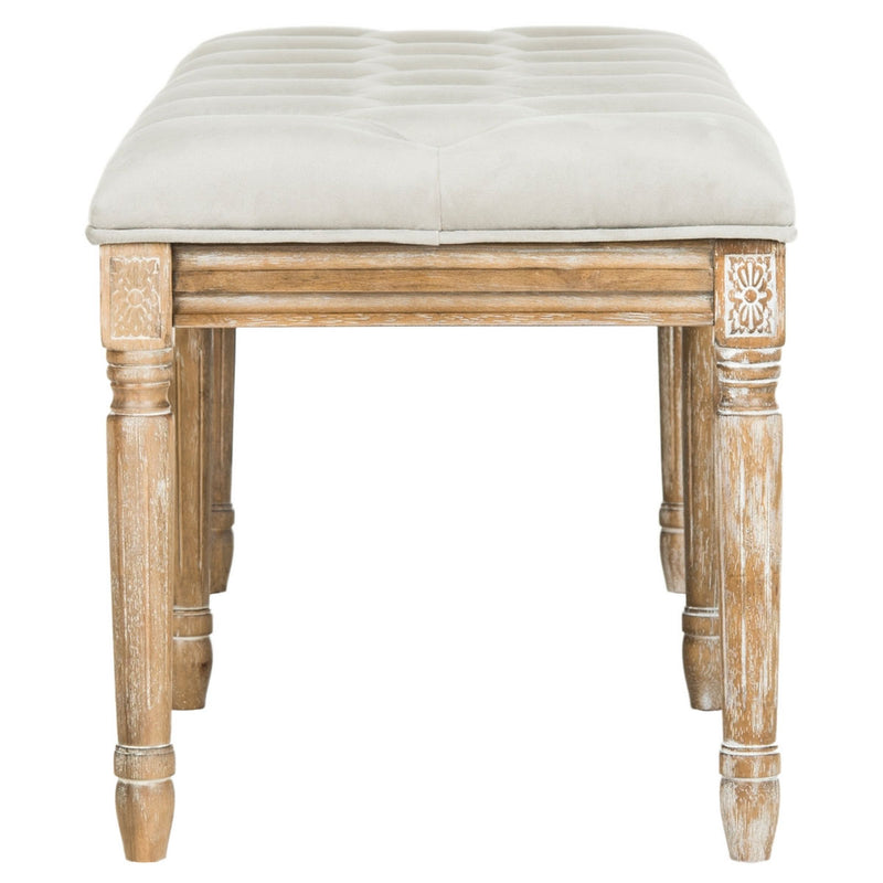 Keen French Brasserie Tufted Bench