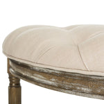 Villanueva Tufted Semi Circle Bench