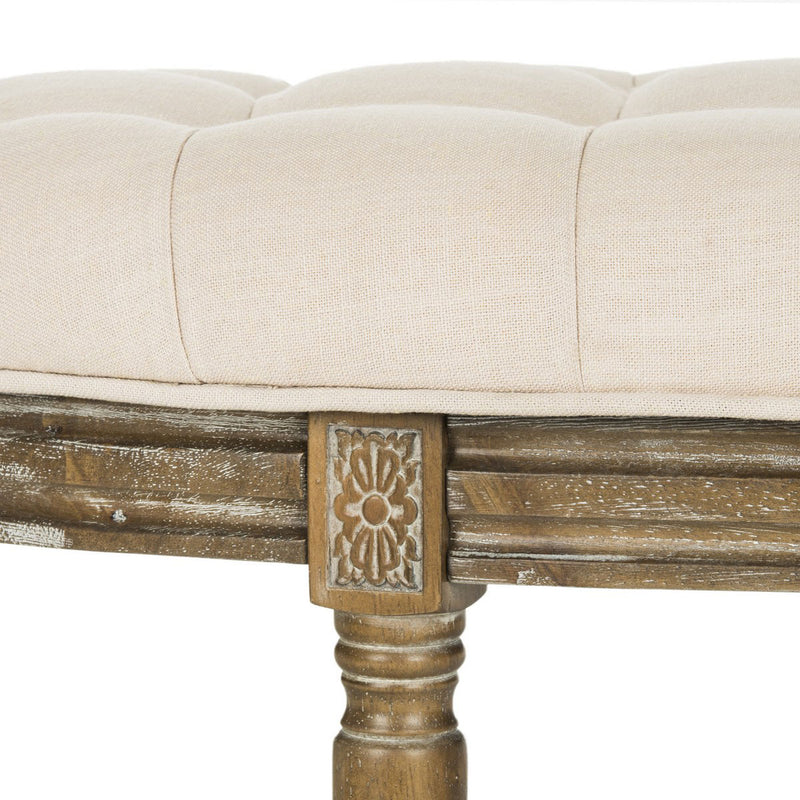 Villanueva Tufted Semi Circle Bench