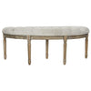 Villanueva Tufted Semi Circle Bench