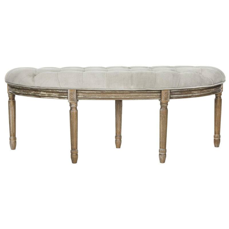 Villanueva Tufted Semi Circle Bench