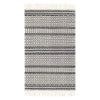 Livabliss Farmhouse Tassel Row Hand Woven Rug