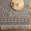 Surya Farmhouse Tassel Diamond Hand Woven Rug