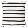 Coco Thin Black Throw Pillow