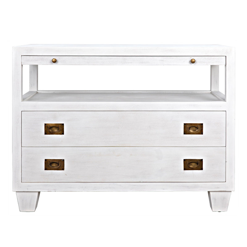 Noir 2 Drawer Side Table