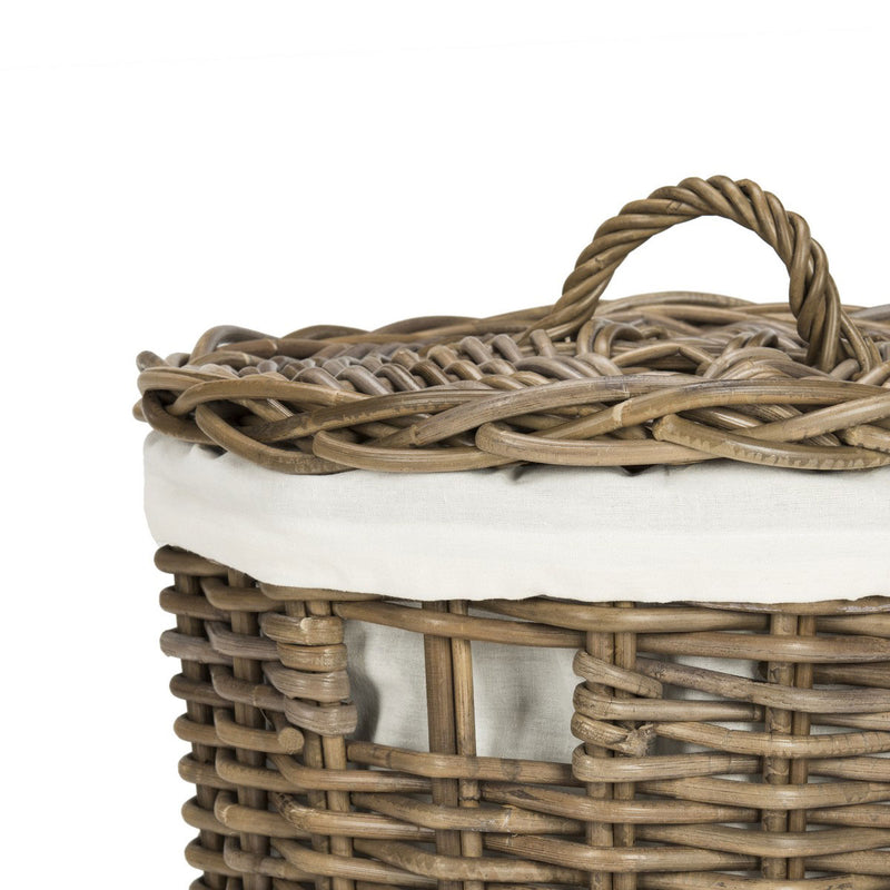 Jaramillo Rattan Laundry Basket Set of 2