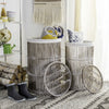 Matos Rattan Storage Hamper Set of 2