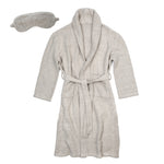 Kashwere Malibu Heathered Robe & Eye Mask Set