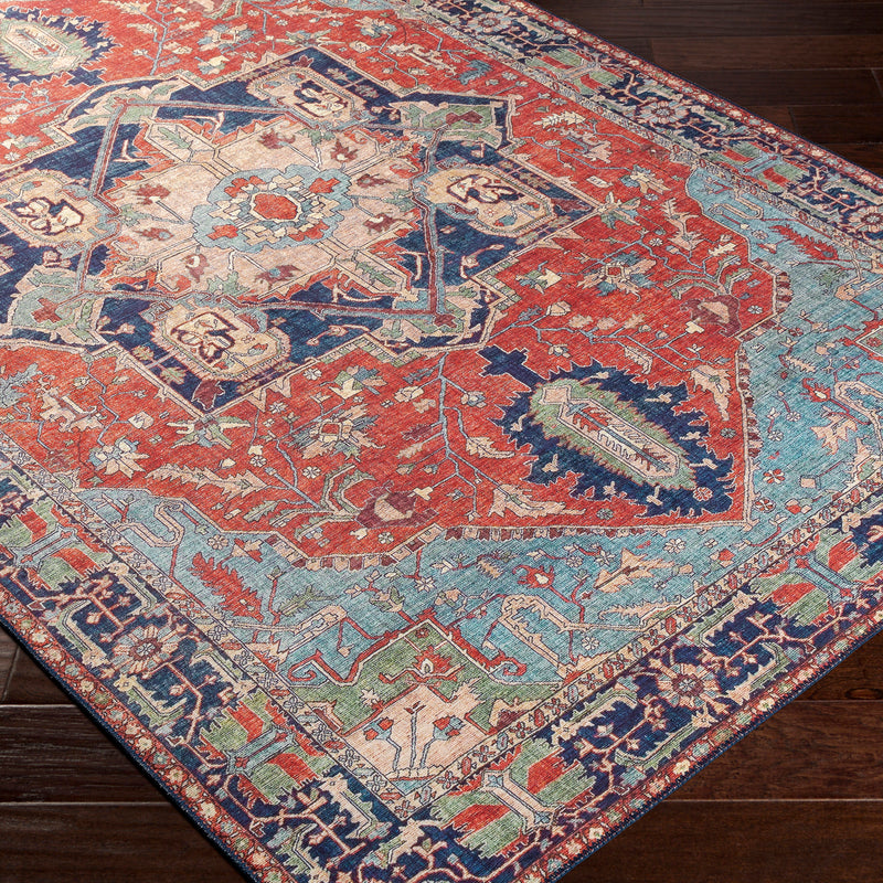 Livabliss Iris Medallion Machine Woven Rug