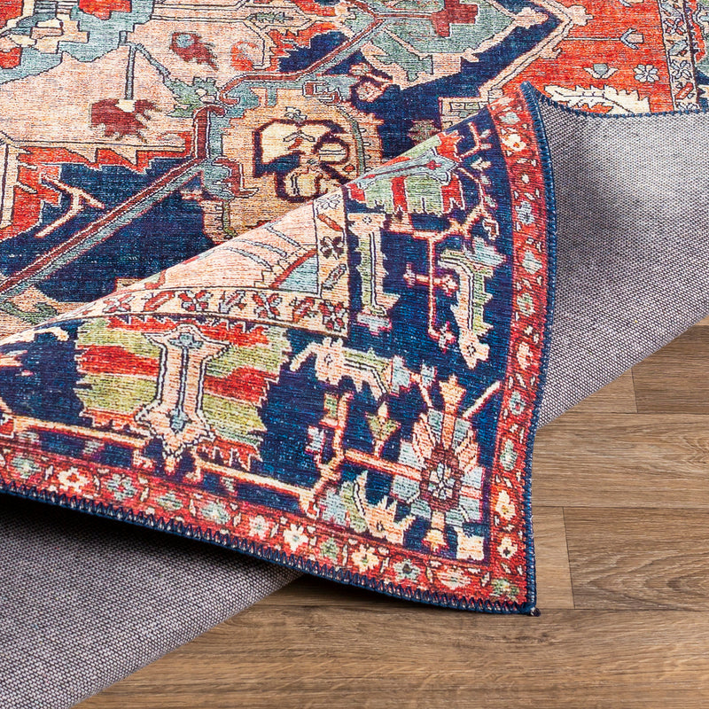 Livabliss Iris Medallion Machine Woven Rug