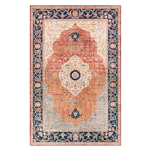 Surya Iris Fire Machine Woven Rug