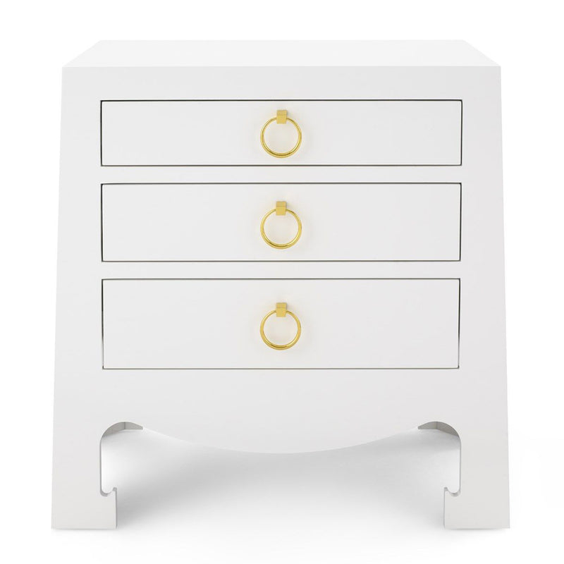 Villa and House Jacqui 3 Drawer Side Table