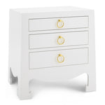 Villa and House Jacqui 3 Drawer Side Table