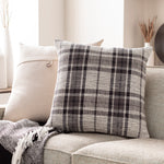 Cliff Plaid Throw Pillow