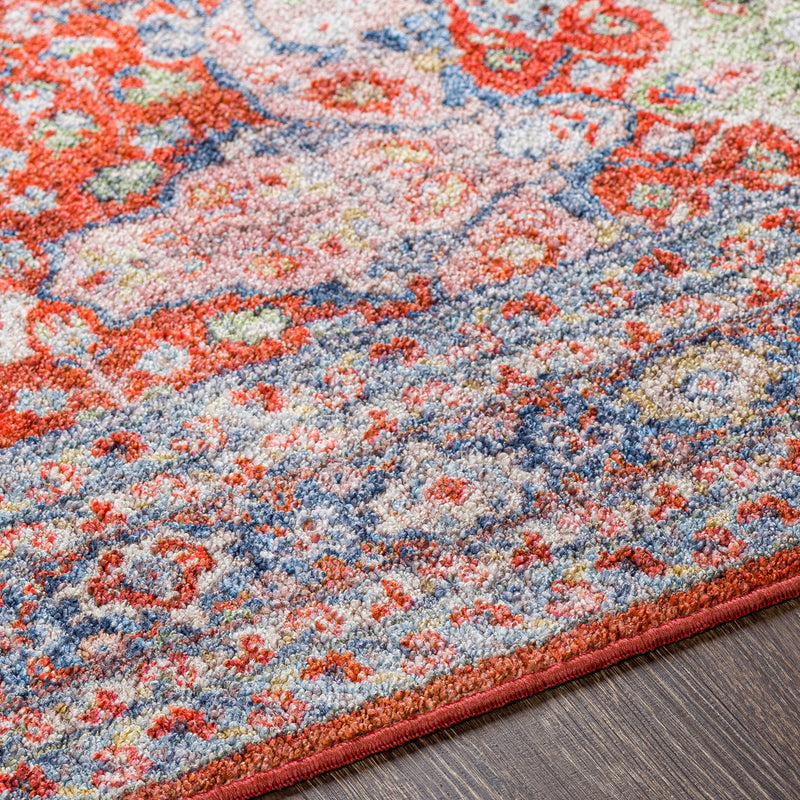 Surya Leicester Rosy Machine Woven Rug