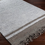 Surya Lexington Border Leather Hand Woven Rug