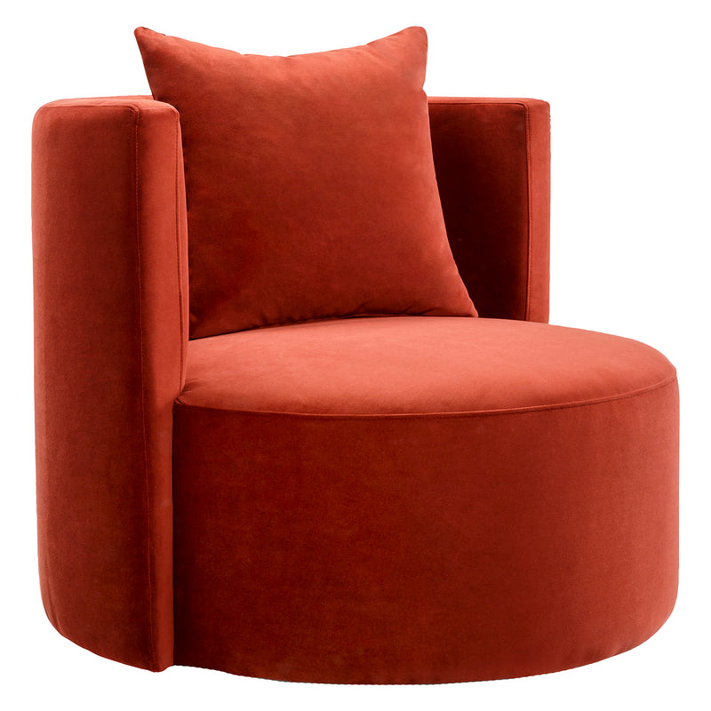 Brinkley Velvet Swivel Chair