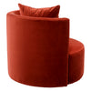 Brinkley Velvet Swivel Chair