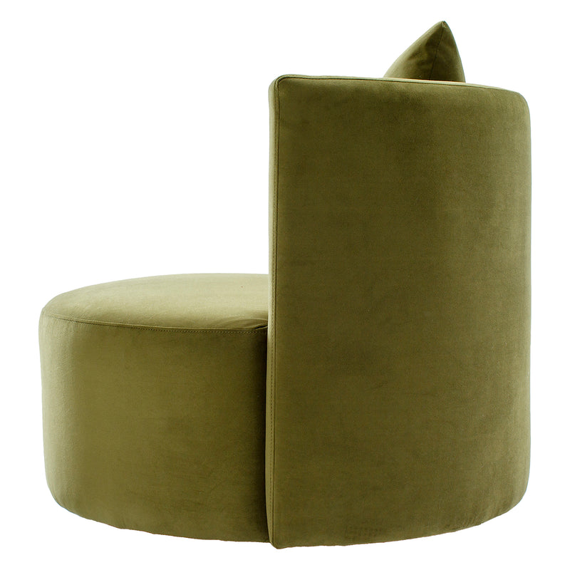 Brinkley Velvet Swivel Chair