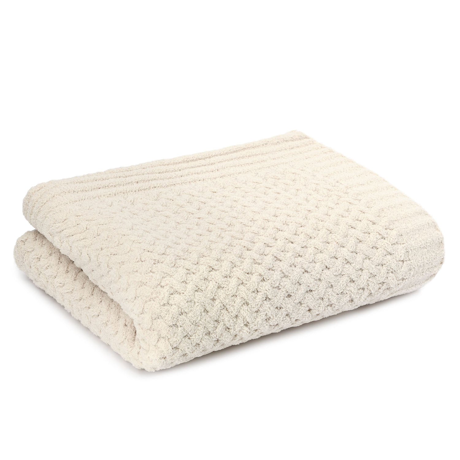 Kashwere Texture Basket Weave Throw Blanket – Paynes Gray