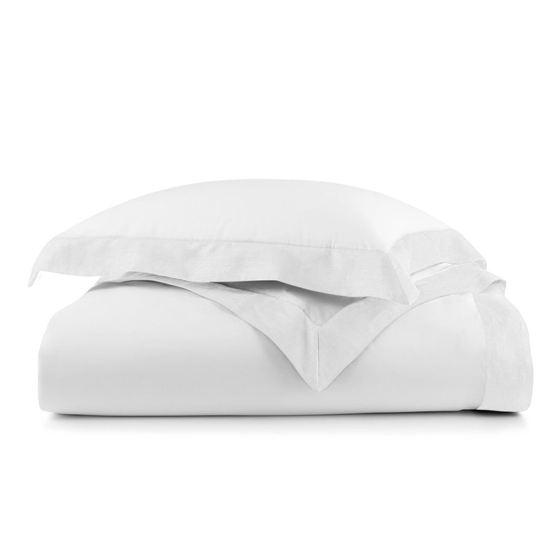 Peacock Alley Mandalay Linen Cuff Duvet Cover