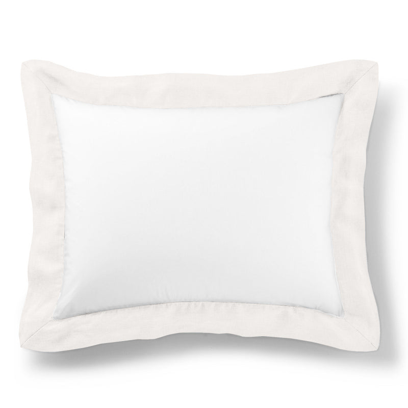 Peacock Alley Mandalay Linen Cuff Pillow Sham