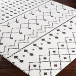 Livabliss Moroccan Tri Shag White Rug