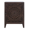 Gigi 1 Door Carved Nightstand