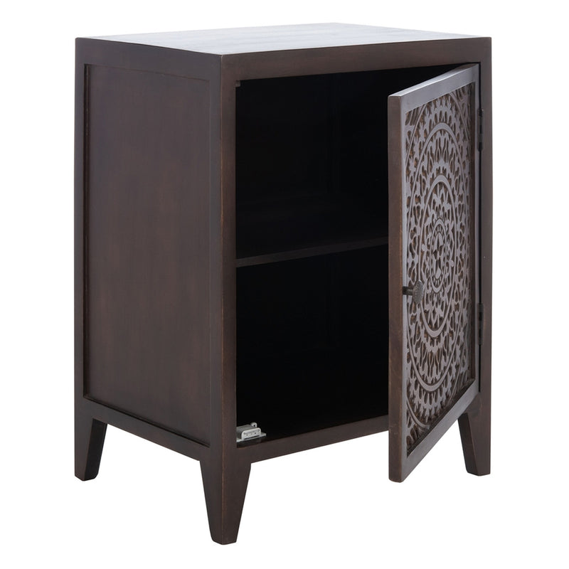 Gigi 1 Door Carved Nightstand