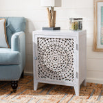 Gigi 1 Door Carved Nightstand