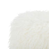 Laird Faux Fur Ottoman