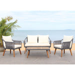 Beckham Outdoor Patio Set of 4 Beige