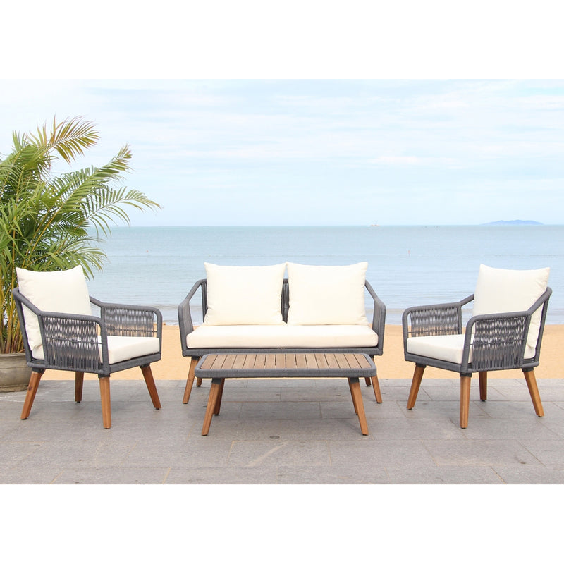 Beckham Outdoor Patio Set of 4 Beige