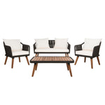 Beckham Outdoor Patio Set of 4 Beige