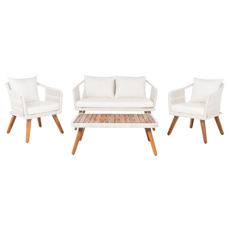 Beckham Outdoor Patio Set of 4 Beige