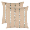 Jenna Embellished Throw Pillow Set of 2