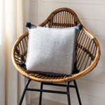 Vivian Pom Pom Knit Throw Pillow